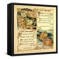 The Two Jars the Two Crabs-null-Framed Stretched Canvas