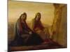 The Two Maries at Christ's Tomb, 1858-Philipp Veit-Mounted Giclee Print