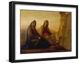 The Two Maries at Christ's Tomb, 1858-Philipp Veit-Framed Giclee Print