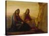 The Two Maries at Christ's Tomb, 1858-Philipp Veit-Stretched Canvas