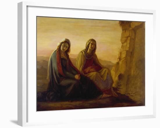 The Two Maries at Christ's Tomb, 1858-Philipp Veit-Framed Giclee Print