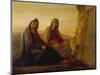 The Two Maries at Christ's Tomb, 1858-Philipp Veit-Mounted Giclee Print