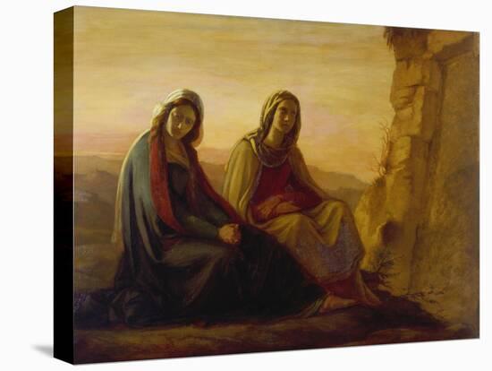 The Two Maries at Christ's Tomb, 1858-Philipp Veit-Stretched Canvas