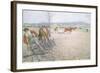 The Two Men with their Harrows Worked Methodically to and Fro-Carl Larsson-Framed Giclee Print