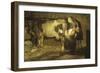 The Two Mothers, Cow with Calf and Sleeping Mother with Baby, 19th Century-Giovanni Segantini-Framed Giclee Print