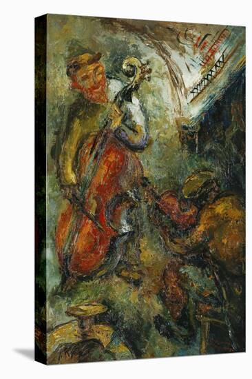 The Two Musicians; Les Deux Musiciens-Issachar Ryback-Stretched Canvas