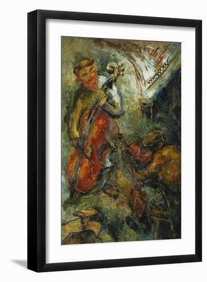 The Two Musicians; Les Deux Musiciens-Issachar Ryback-Framed Giclee Print