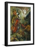 The Two Musicians; Les Deux Musiciens-Issachar Ryback-Framed Giclee Print