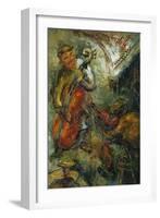 The Two Musicians; Les Deux Musiciens-Issachar Ryback-Framed Giclee Print