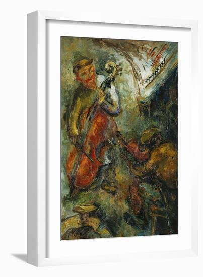 The Two Musicians; Les Deux Musiciens-Issachar Ryback-Framed Giclee Print