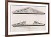 The Two Pediments of the Parthenon in the State in Which They Were in the Year 1674-null-Framed Art Print