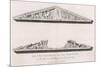 The Two Pediments of the Parthenon in the State in Which They Were in the Year 1674-null-Mounted Premium Giclee Print