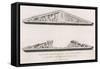 The Two Pediments of the Parthenon in the State in Which They Were in the Year 1674-null-Framed Stretched Canvas