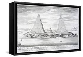 The Two Pyramids of Moeris, King of Egypt and His Wife, Plate 11-Johann Bernhard Fischer Von Erlach-Framed Stretched Canvas