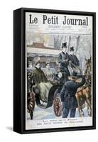 The Two Queens of Holland Visiting Paris, France, 1898-F Meaulle-Framed Stretched Canvas