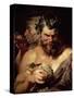 The Two Satyrs-Peter Paul Rubens-Stretched Canvas