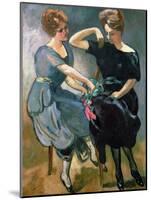 The Two Sisters, C.1912 (Oil on Canvas)-Louis Valtat-Mounted Giclee Print