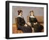 The Two Sisters Leder; Die Zwei Schwestern Leder, 1911-Max Liebermann-Framed Giclee Print