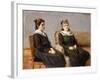 The Two Sisters Leder; Die Zwei Schwestern Leder, 1911-Max Liebermann-Framed Giclee Print