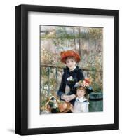 The Two Sisters on the Terrace, 1881-Pierre-Auguste Renoir-Framed Art Print