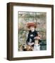 The Two Sisters on the Terrace, 1881-Pierre-Auguste Renoir-Framed Art Print