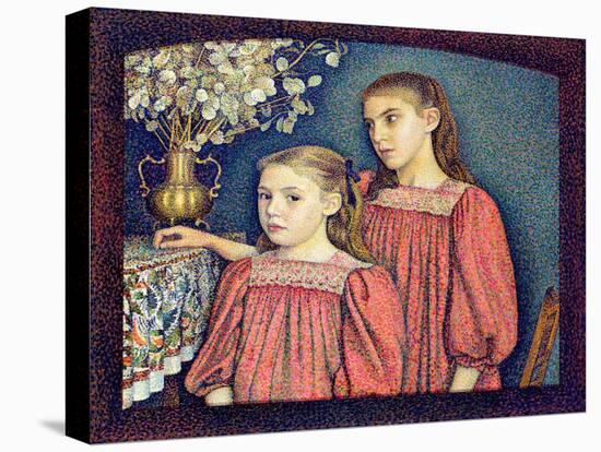 The Two Sisters, the Serruys Sisters, 1894-Georges Lemmen-Stretched Canvas