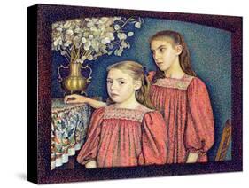 The Two Sisters, the Serruys Sisters, 1894-Georges Lemmen-Stretched Canvas