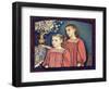 The Two Sisters, the Serruys Sisters, 1894-Georges Lemmen-Framed Giclee Print