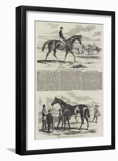 The Two Thousand Stakes at Newmarket-Harry Hall-Framed Premium Giclee Print