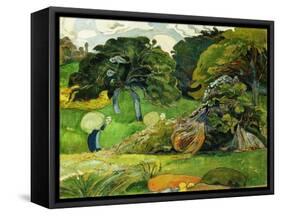 The Two Washerwomen-Paul Serusier-Framed Stretched Canvas