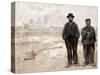 The Two Workmen-Jean Francois Raffaelli-Stretched Canvas