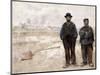 The Two Workmen-Jean Francois Raffaelli-Mounted Giclee Print