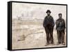 The Two Workmen-Jean Francois Raffaelli-Framed Stretched Canvas
