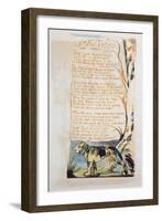 The Tyger, from Songs of Innocence-William Blake-Framed Giclee Print