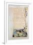 The Tyger, from Songs of Innocence-William Blake-Framed Giclee Print