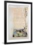 The Tyger, from Songs of Innocence-William Blake-Framed Giclee Print