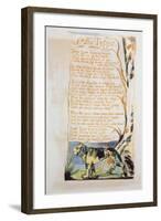 The Tyger, from Songs of Innocence-William Blake-Framed Giclee Print