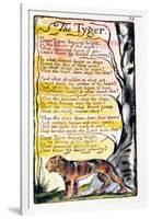 The Tyger', Plate 36 (Bentley 42) from 'Songs of Innocence and of Experience' (Bentley Copy L)-William Blake-Framed Giclee Print