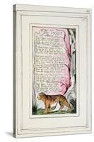 The Tyger: Plate 43 from 'Songs of Innocence and of Experience' C.1802-08-William Blake-Stretched Canvas