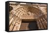 The Tympanum on the West Front of Chartres Cathedral-Julian Elliott-Framed Stretched Canvas