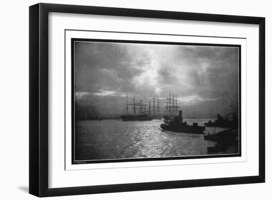 The Tyne, 1901-EW Ashworth-Framed Giclee Print