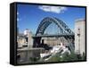 The Tyne Bridge, Newcastle (Newcastle-Upon-Tyne), Tyne and Wear, England, United Kingdom, Europe-James Emmerson-Framed Stretched Canvas