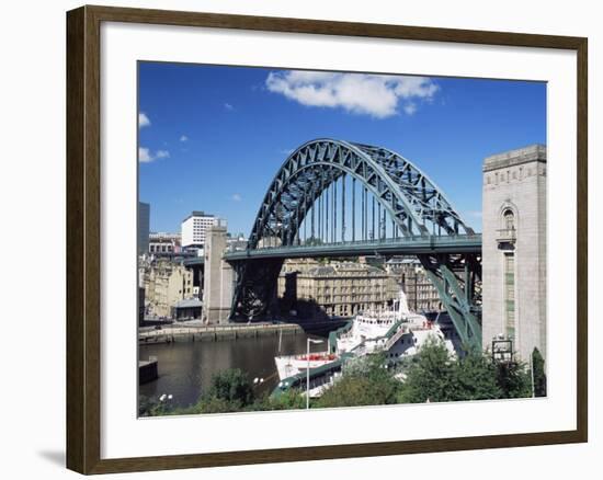 The Tyne Bridge, Newcastle (Newcastle-Upon-Tyne), Tyne and Wear, England, United Kingdom, Europe-James Emmerson-Framed Photographic Print