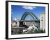 The Tyne Bridge, Newcastle (Newcastle-Upon-Tyne), Tyne and Wear, England, United Kingdom, Europe-James Emmerson-Framed Photographic Print