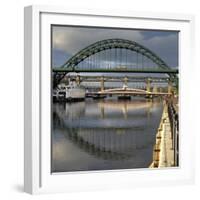 The Tyne Bridges, Newcastle upon Tyne, England.-Joe Cornish-Framed Photo