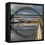 The Tyne Bridges, Newcastle upon Tyne, England.-Joe Cornish-Framed Stretched Canvas