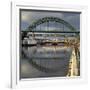 The Tyne Bridges, Newcastle upon Tyne, England.-Joe Cornish-Framed Photo