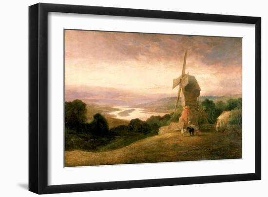 The Tyne from Windmill Hills, Gateshead, C.1818-Thomas Miles Richardson-Framed Giclee Print