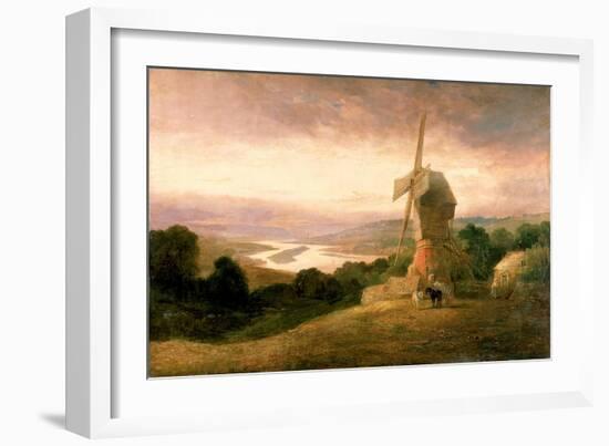 The Tyne from Windmill Hills, Gateshead, C.1818-Thomas Miles Richardson-Framed Giclee Print