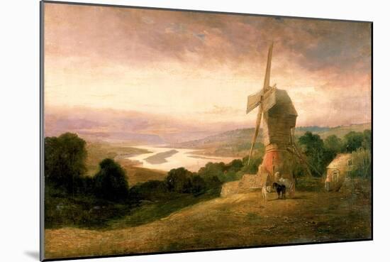 The Tyne from Windmill Hills, Gateshead, C.1818-Thomas Miles Richardson-Mounted Giclee Print